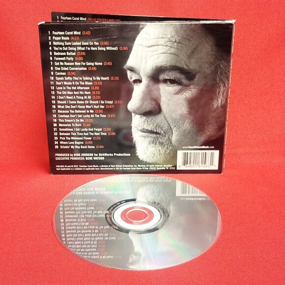 Gene Watson Best Of The Best 25 Greatest Hits CD 2012  Signed - Picture 9 of 9